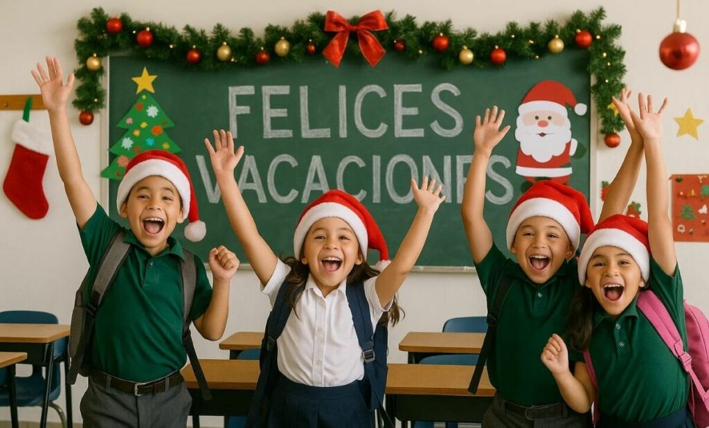 Vacaciones de diciembre 2025: SEP adelanta el descanso escolar para alumnos