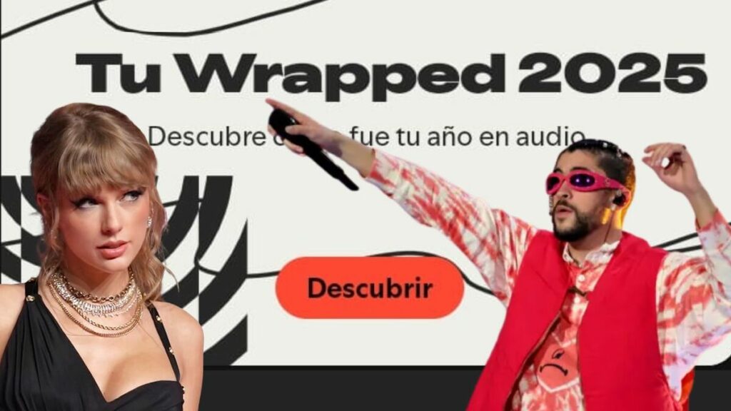 Bad Bunny Encabeza el Spotify Wrapped 2025: Huntrix y Taylor Swift en el Top Global
