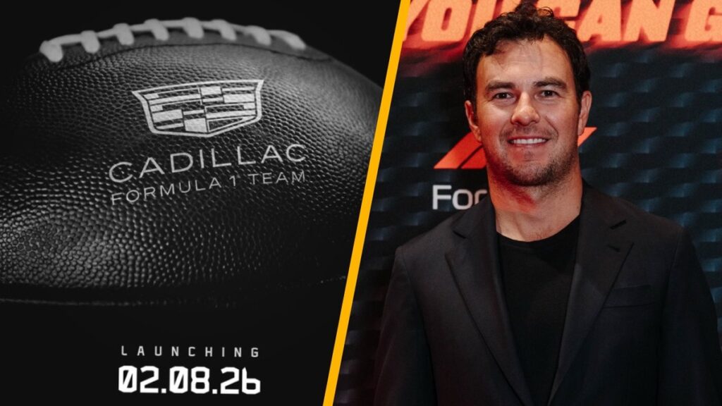 Cadillac Unveils Its First F1 Car with Checo Pérez at Super Bowl in Los Angeles