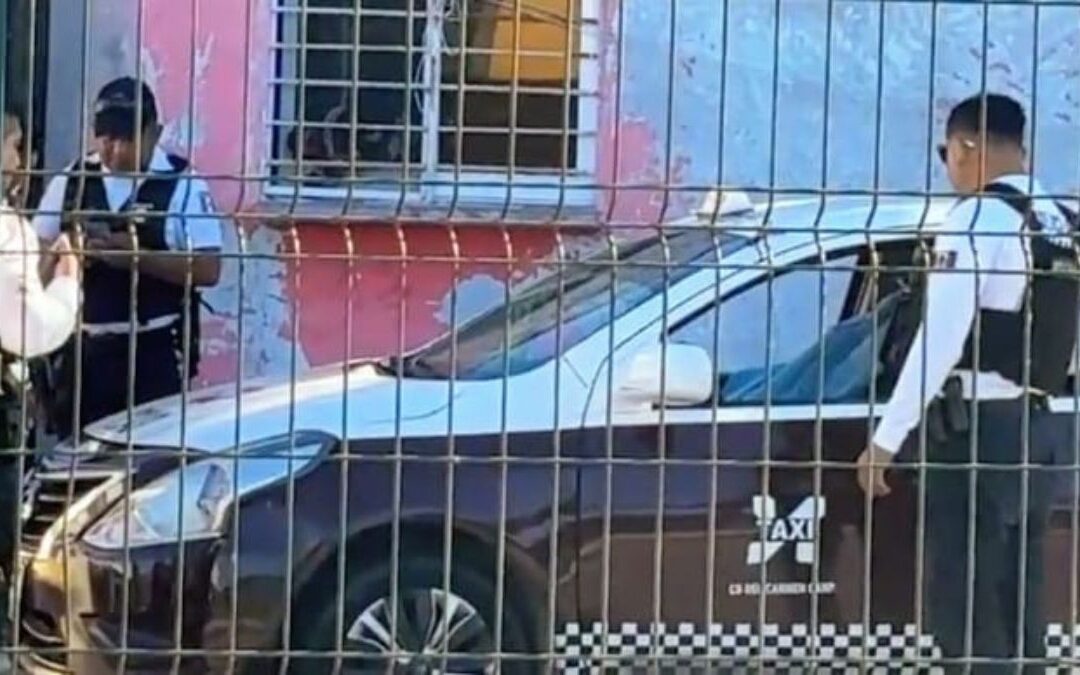 Asesinato de mujer veracruzana dentro de taxi en Ciudad del Carmen, Campeche