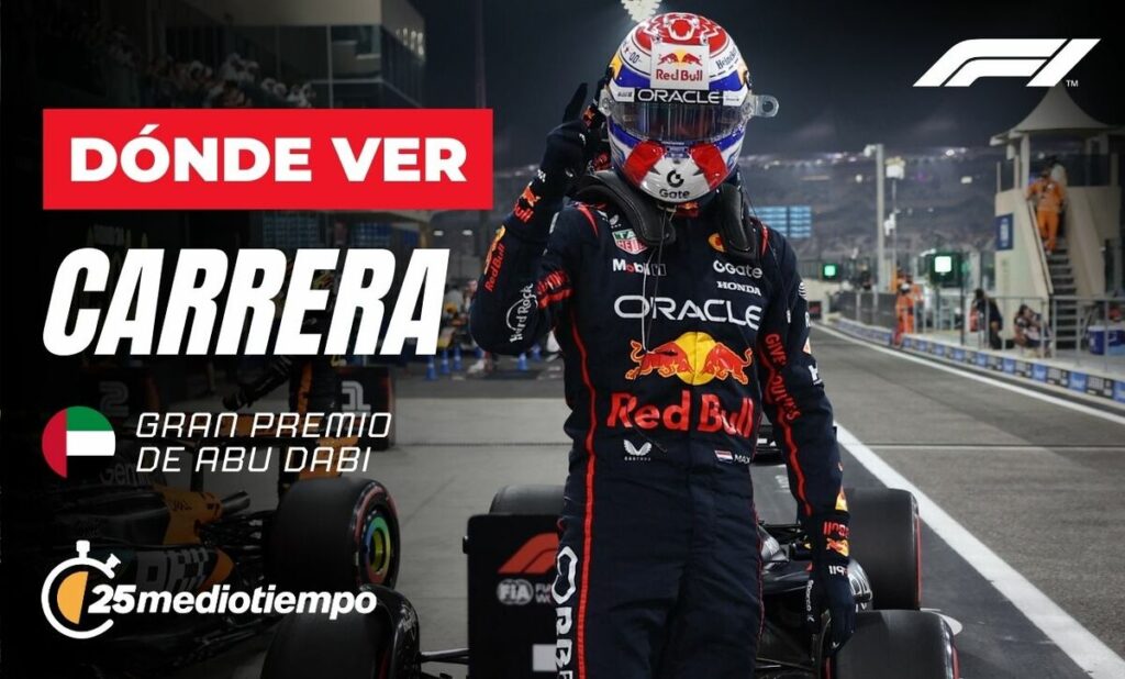Gran Premio de Abu Dhabi: Guía de horarios y dónde ver la última carrera de F1