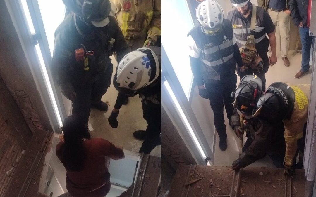 Cinco mujeres atrapadas en un elevador en Durango: una emergencia que conmociona
