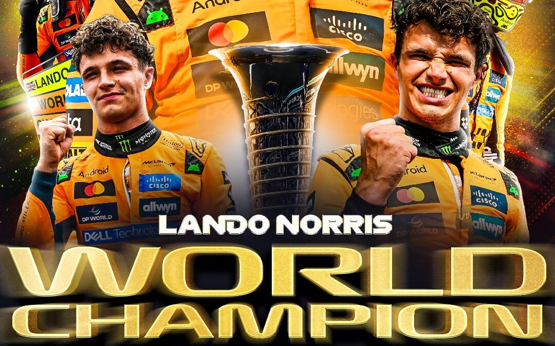 Lando Norris se corona nuevo monarca tras su primer campeonato mundial en Fórmula 1