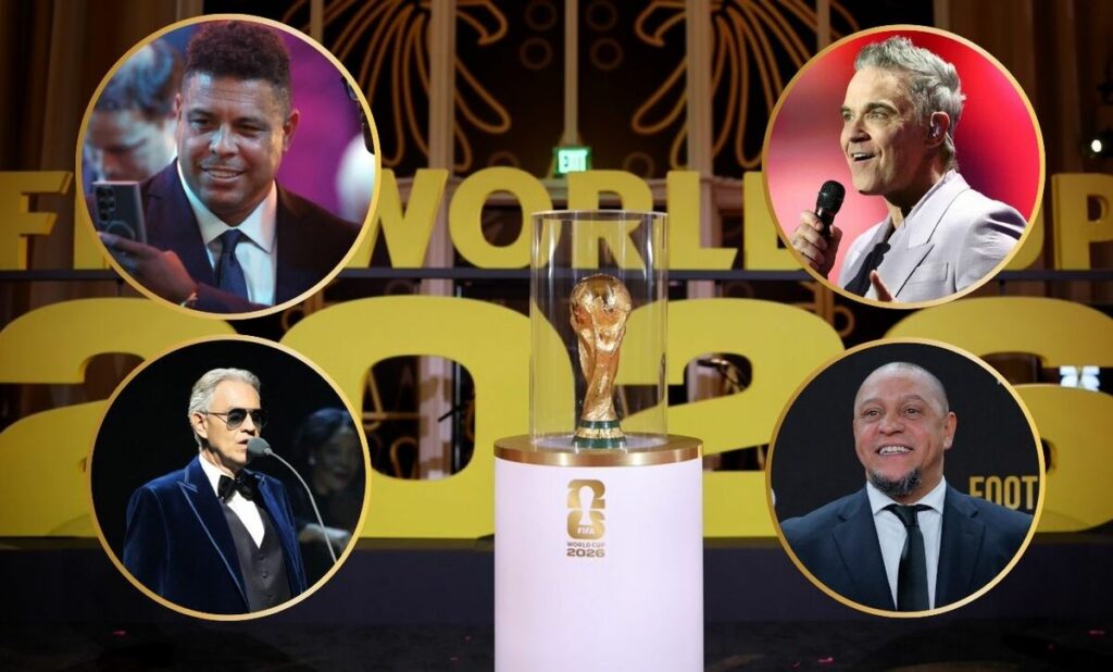 Celebridades y leyendas brillan en el sorteo del Mundial 2026