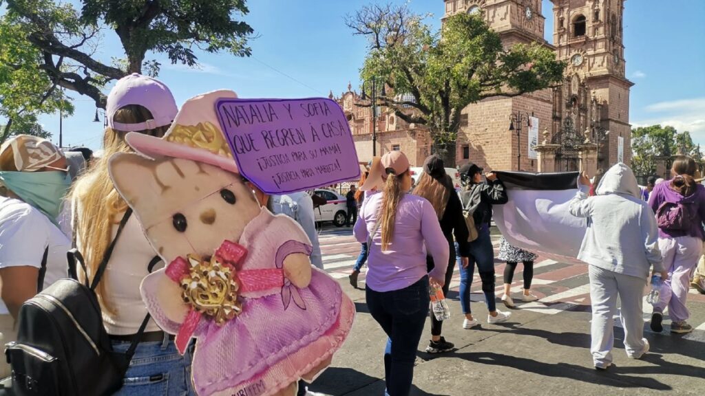 Feminicidio de Maritza E.: Protestas feministas en Morelia exigen localizar a sus hijas desaparecidas