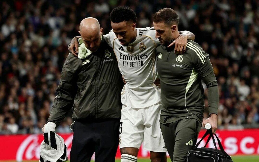 Militao sufre una grave lesión y estará fuera del Real Madrid por cuatro meses
