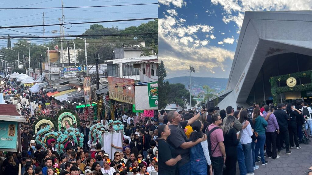 Aumento de Fieles en la Basílica de Guadalupe en Monterrey Durante las Celebraciones Religiosas