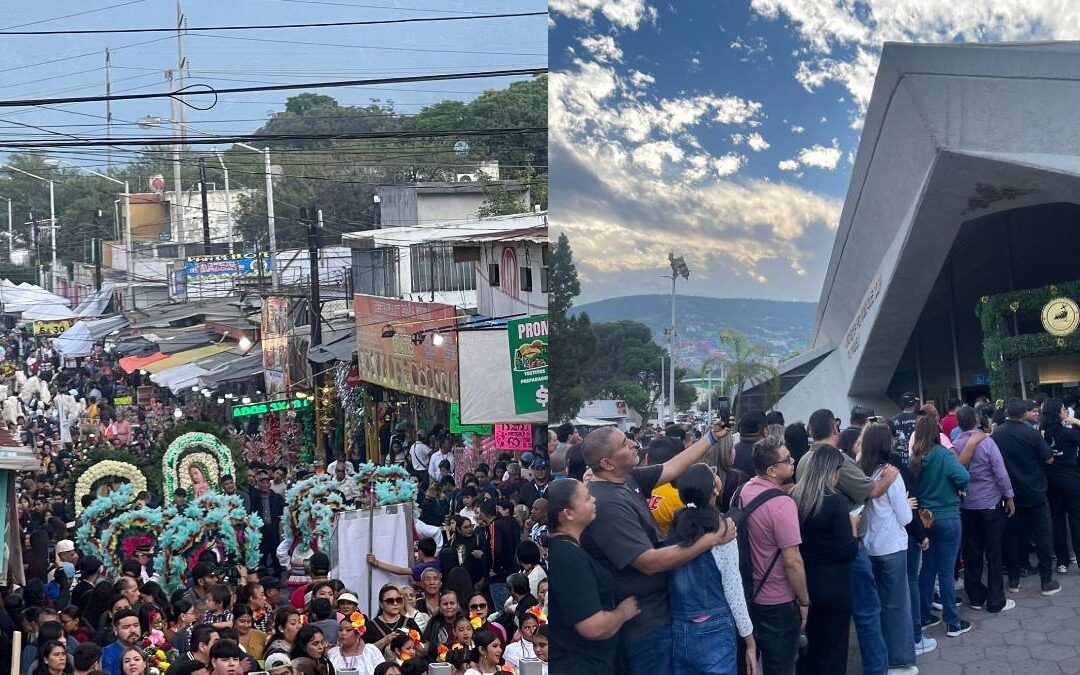 Aumento de Fieles en la Basílica de Guadalupe en Monterrey Durante las Celebraciones Religiosas