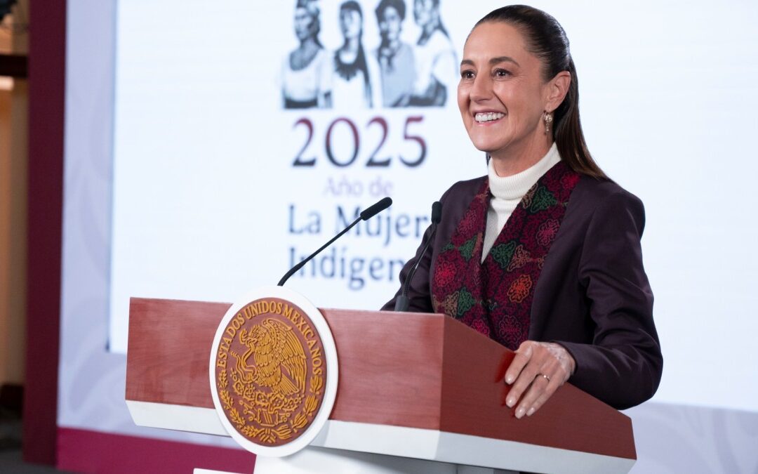 Claudia Sheinbaum Entre las Mejor Vestidas del 2025, Según New York Times