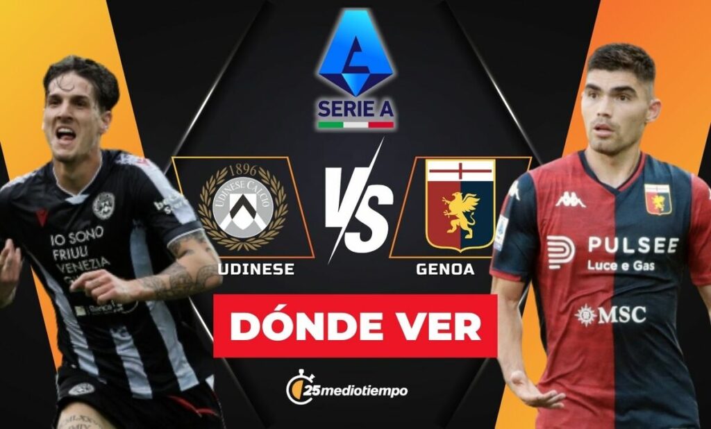 Udinese vs Genoa EN VIVO: Todo sobre el horario y dónde ver el emocionante partido de Serie A 2025