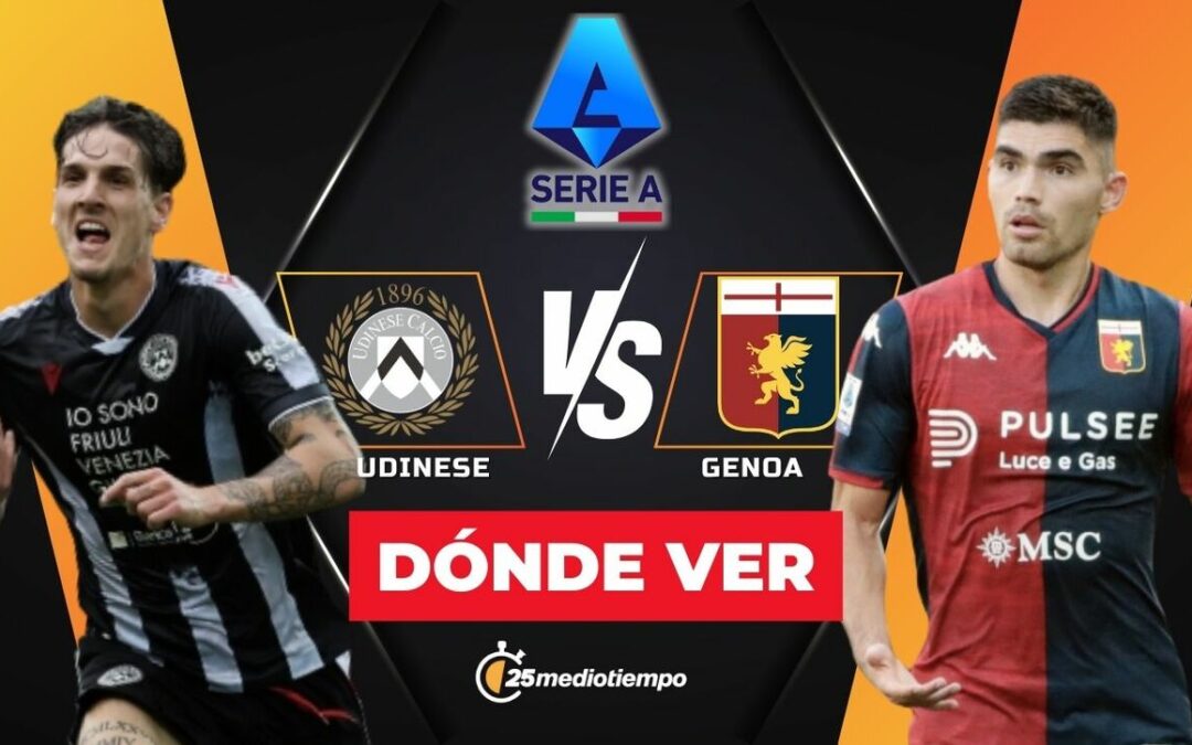 Udinese vs Genoa EN VIVO: Todo sobre el horario y dónde ver el emocionante partido de Serie A 2025